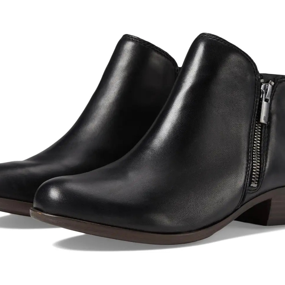 Lucky Brand Black Ankle Basel Booties